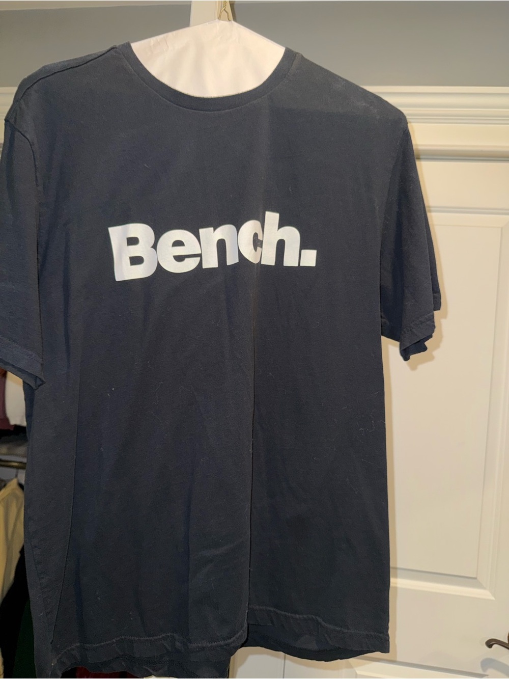 Bench Black T-Shirt with White Logo